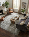 Horizon Collection Area Rug -  Zenith Rectangle Gray  lifestyle 30