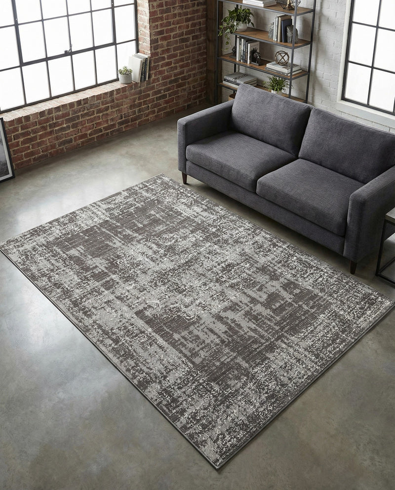 Copenhagen Comfort Collection Area Rug -  Helsingør Rectangle Dark Gray  lifestyle 15