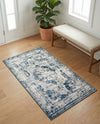 Riviera Elegance Collection Area Rug -  Menton (Blue) Rectangle Blue  lifestyle 30
