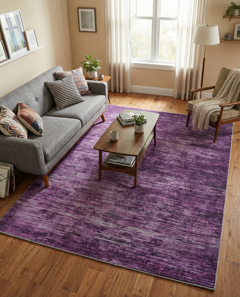 Sahara Essence Collection Area Rug - Oasis (Purple) Rectangle Purple  lifestyle 17