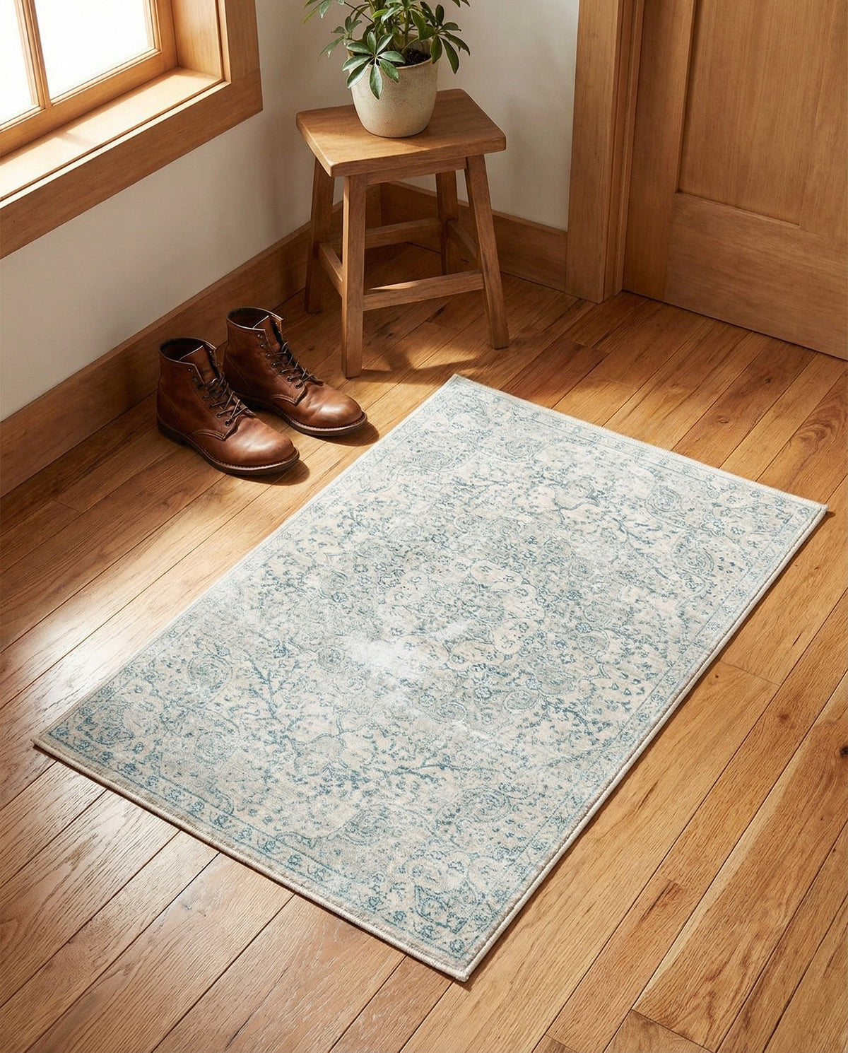 Coastal Haven Collection Area Rug - Seabreeze (Gray) Rectangle Gray  lifestyle 10