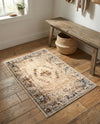 Coastal Manor Collection Area Rug -  Pierpoint Rectangle Blue Cream  lifestyle 23