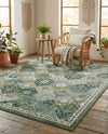 Brighton Terrace Collection Area Rug -  Rottingdean (Green) Rectangle Green  lifestyle 14