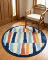 Caribbean Terrace Collection Area Rug -  Jamaica Round Ivory  lifestyle 43