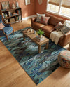 Sedona Vista Collection Area Rug -  Yucca Rectangle Blue  lifestyle 14