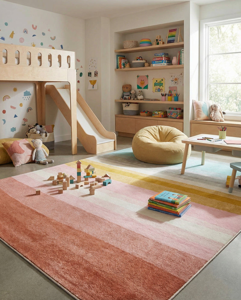 Wonder Tykes Collection Area Rug -  Dreamland Rectangle Multi  lifestyle 14