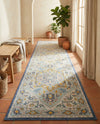 Savannah Series Collection Area Rug - Charleston (Sky blue) Runner Sky blue  lifestyle 38