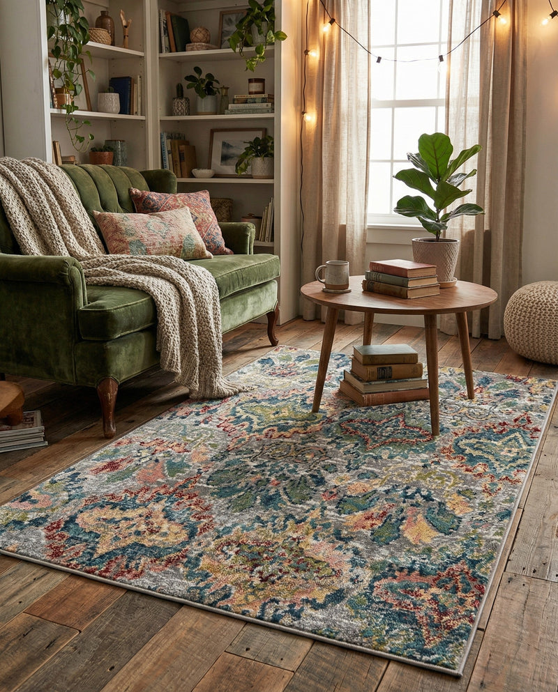 Savannah Elegance Collection Area Rug -  Forsyth Rectangle Multi  lifestyle 45
