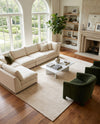 Nordic Loom Geometric Collection Area Rug - Oslo Rectangle Pearl Ivory  lifestyle 9