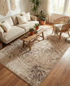 Serenity Sands Collection Area Rug -  Quietshore Rectangle Brown  lifestyle 8