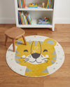 Wonder Tykes Collection Area Rug -  Rainbow Round Ivory  lifestyle 37