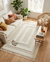 Sahara Chic Collection Area Rug -  Casablanca Rectangle Ivory  lifestyle 21