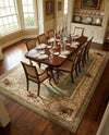Versailles Elegance Collection Area Rug -  Louveciennes (Green) Rectangle Green  lifestyle 4