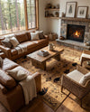 Frontier Trails Collection Area Rug -  Sedona Rectangle Cedar  lifestyle 33