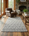 Savannah Weave Collection Area Rug - Serengeti Rectangle Gray  lifestyle 59