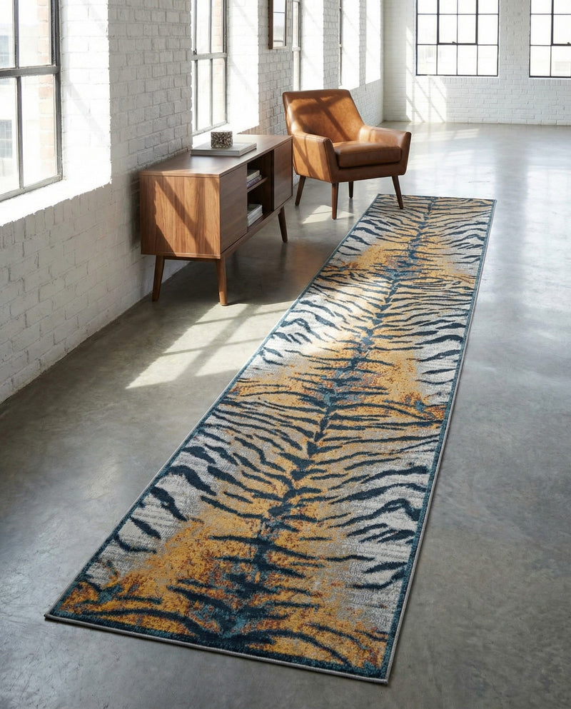 Aegean Elegance Washables Collection Area Rug -  Milos Runner Light Brown  lifestyle 50