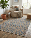 Osian Looms Collection Area Rug - Colaba Rectangle Navy Blue  lifestyle 21
