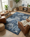 Horizon Collection Area Rug - Dawn Rectangle Blue  lifestyle 61