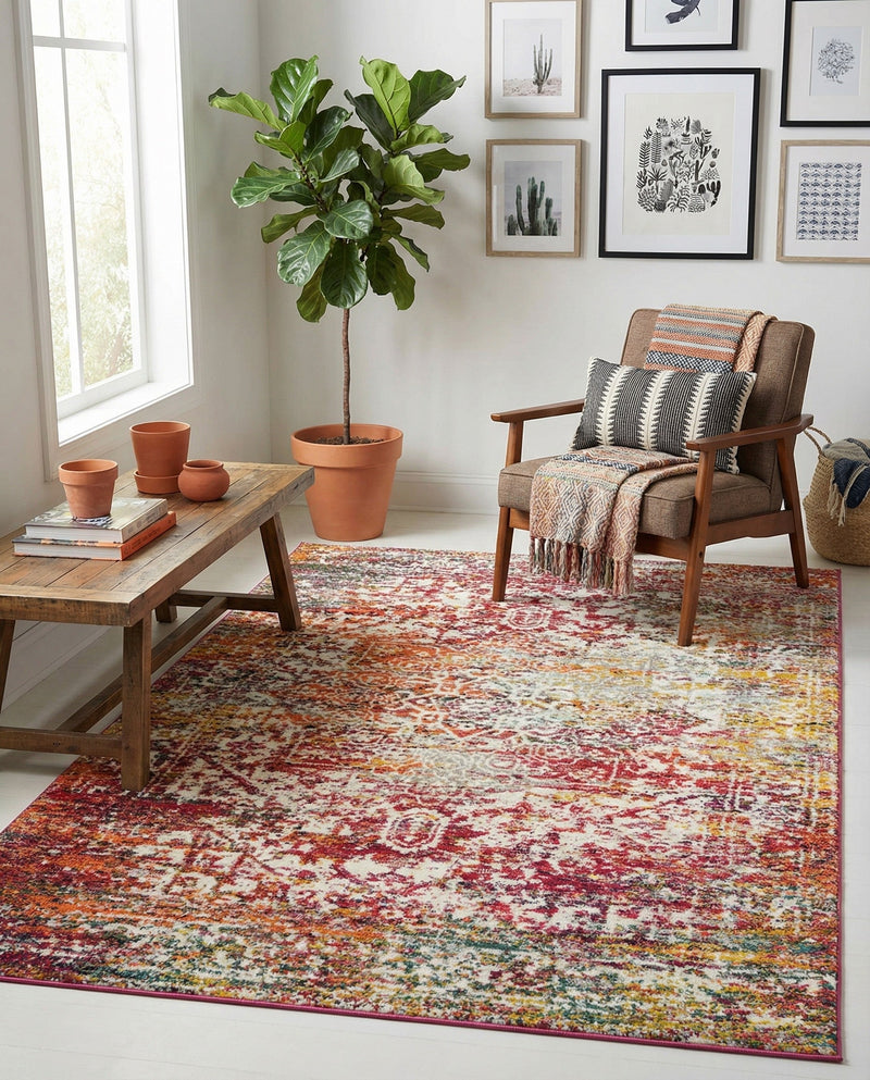 Georgetown Rugs Collection Area Rug - Dupont (Multi) Rectangle Multi  lifestyle 16
