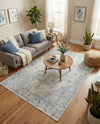 Coastal Haven Collection Area Rug -  Marina Rectangle Gray  lifestyle 18