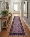 Horizon Collection Area Rug -  Apex (Purple) Runner Purple  lifestyle 58