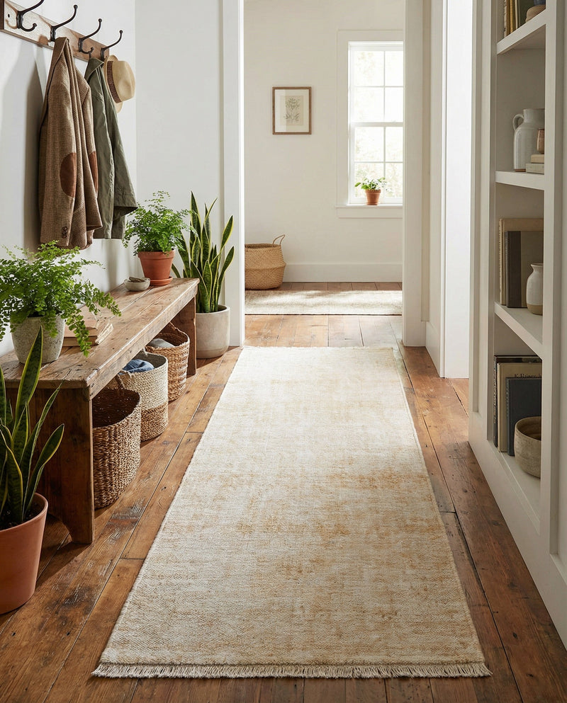 Bazaar Chic Collection Area Rug -  Agadir Runner Ivory  lifestyle 50