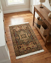 Ottoman Elegance Collection Area Rug - Sultan Rectangle Brown  lifestyle 37