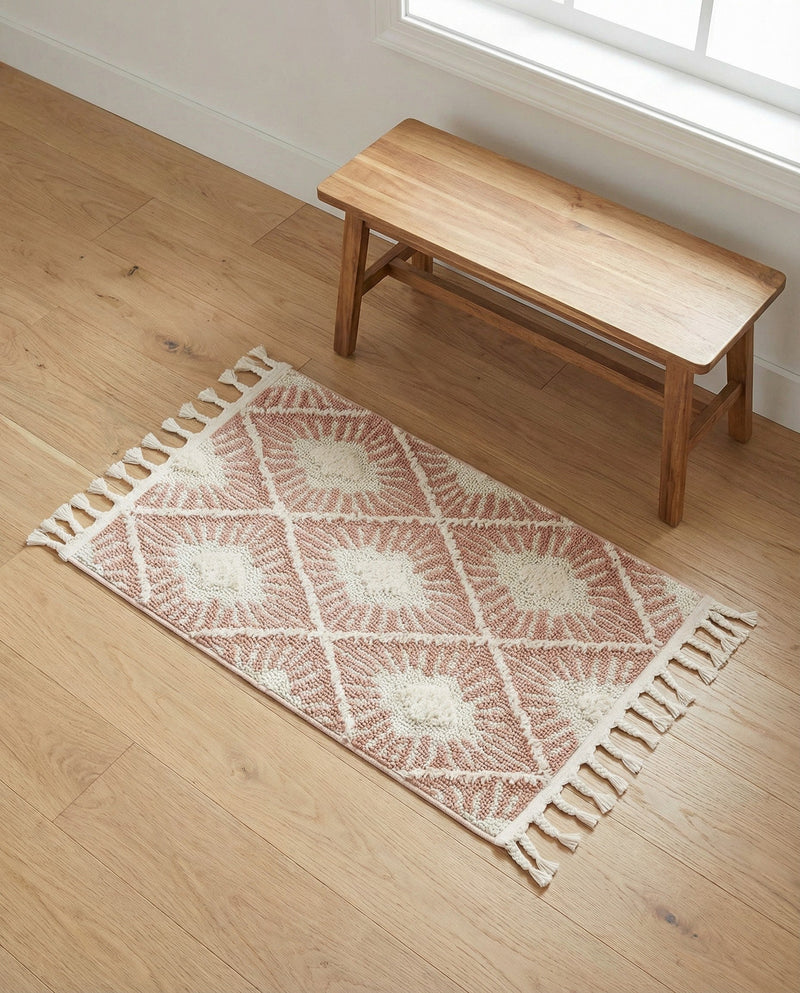 Sahara Chic Collection Area Rug - Marrakech Rectangle Pink  lifestyle 29