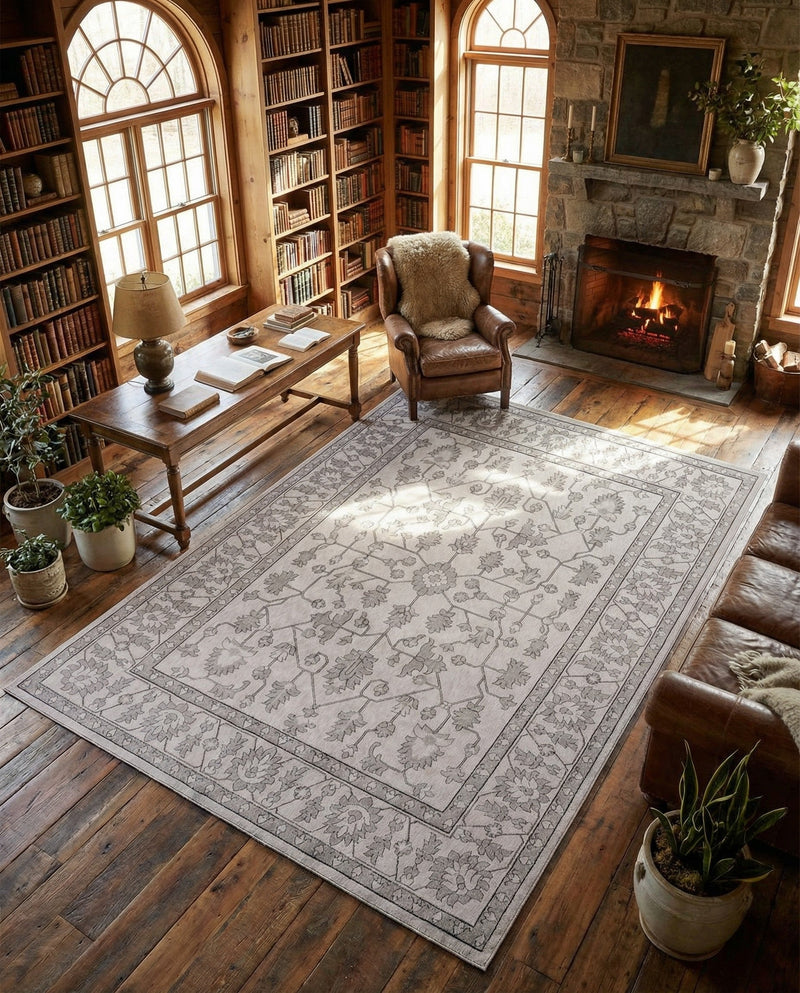 Heritage Harbor Collection Area Rug - Maritime Rectangle Ivory  lifestyle 22