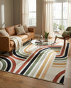 Urban Terrace Collection Area Rug -  Piazza Rectangle Multi  lifestyle 8