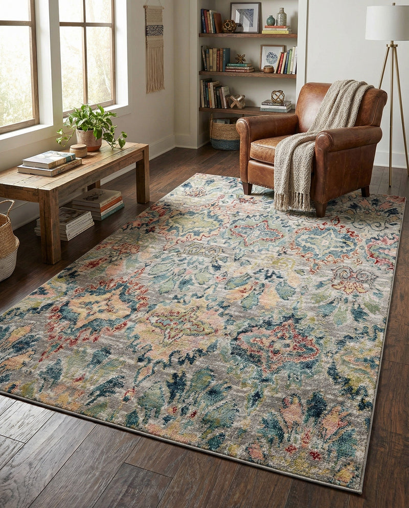 Savannah Elegance Collection Area Rug -  Forsyth Rectangle Multi  lifestyle 26