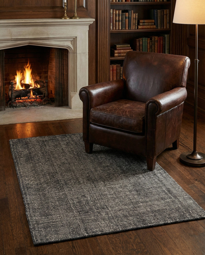 Berkshire Estate Collection Area Rug - Windsor (Earl Grey) Rectangle Earl Grey  lifestyle 17