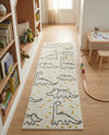 Wonder Tykes Collection Area Rug -  Jamboree Runner Ivory  lifestyle 47