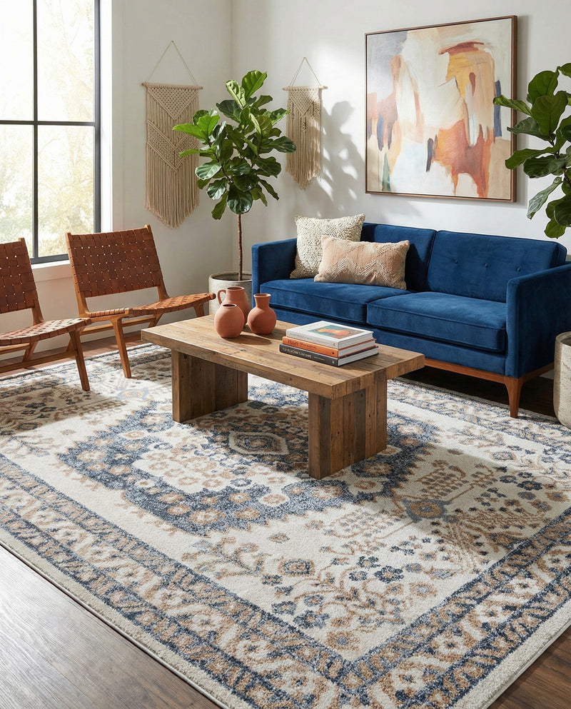 Cambridge Classics Collection Area Rug -  Pembroke (Cream) Rectangle Cream  lifestyle 9