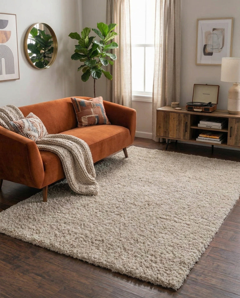 Alpine Plush Collection Area Rug -  Cortina (Linen) Rectangle Linen  lifestyle 23
