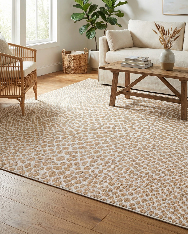 Urban Oasis Rugs Collection Area Rug -  Terrace (Dark Beige) Rectangle Dark Beige  lifestyle 11