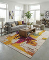 Marrakesh Elegance Collection Area Rug -  Riad Rectangle Beige  lifestyle 18