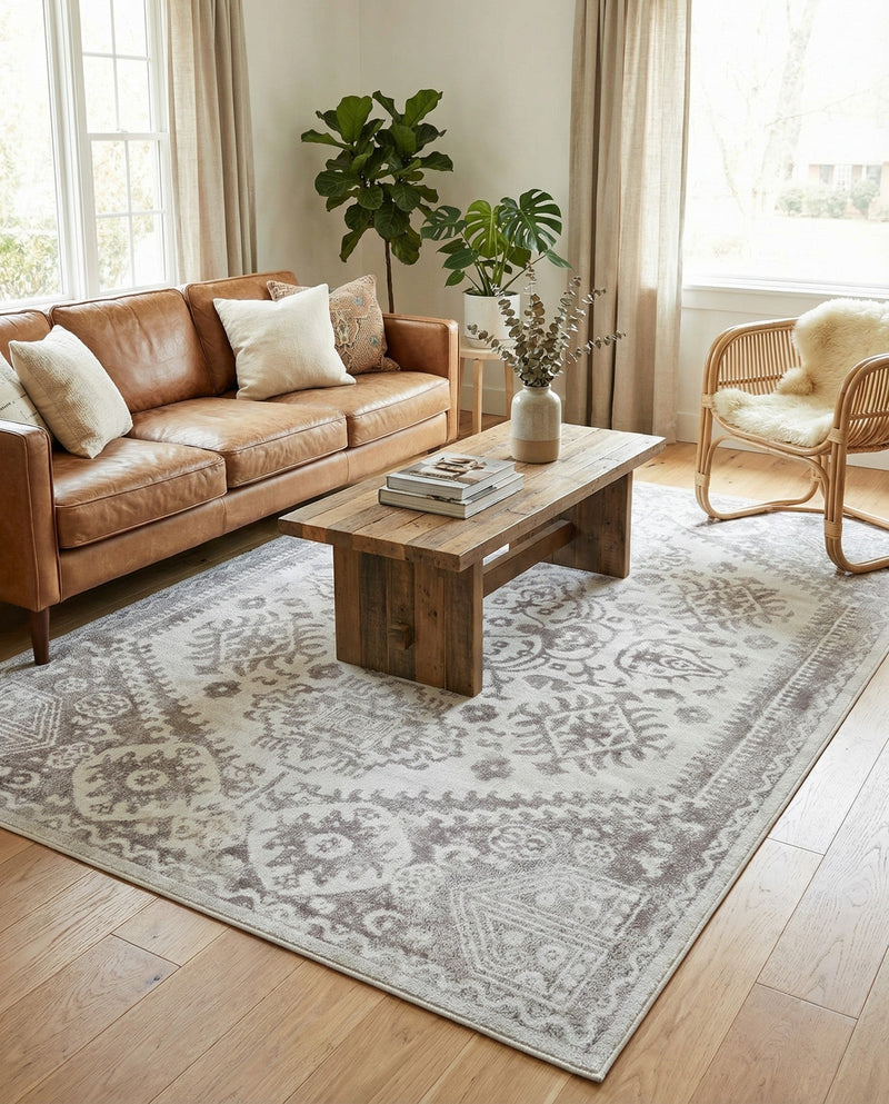 Cambridge Classics Collection Area Rug -  Fitzwilliam (Cream) Rectangle Cream  lifestyle 17