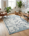 Aegean Elegance Washables Collection Area Rug - Santorini Rectangle Ivory Gray  lifestyle 54