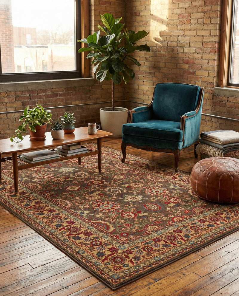 Chelsea Elegance Collection Area Rug -  Osterley Rectangle Light Brown  lifestyle 38