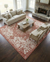 Urban Oasis Rugs Collection Area Rug -  Penthouse (Rust Red) Square Rust Red  lifestyle 67