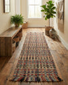 Savannah Jute Collection Area Rug - Malibu Runner Multi  lifestyle 46