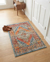 Savannah Soiree Collection Area Rug - Serengeti (Rust Red) Rectangle Rust Red  lifestyle 5