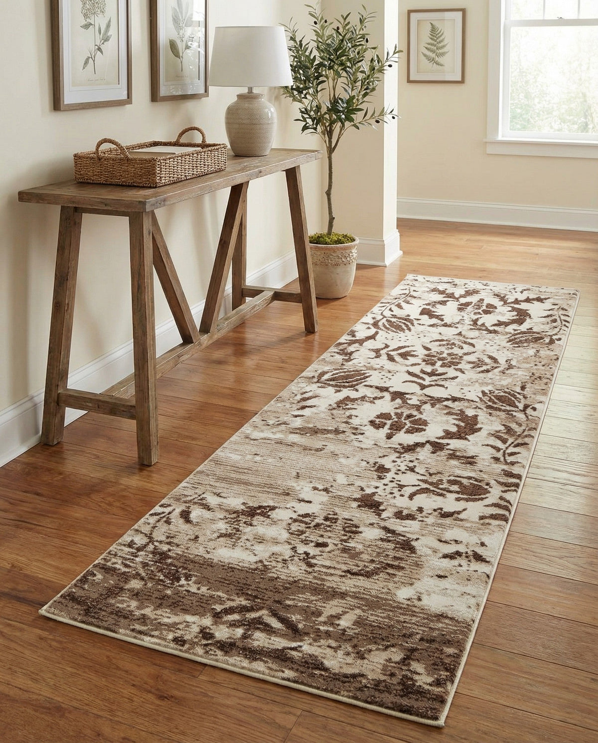Andes Summit Collection Area Rug -  Huascarán Runner Chocolate Brown  lifestyle 35