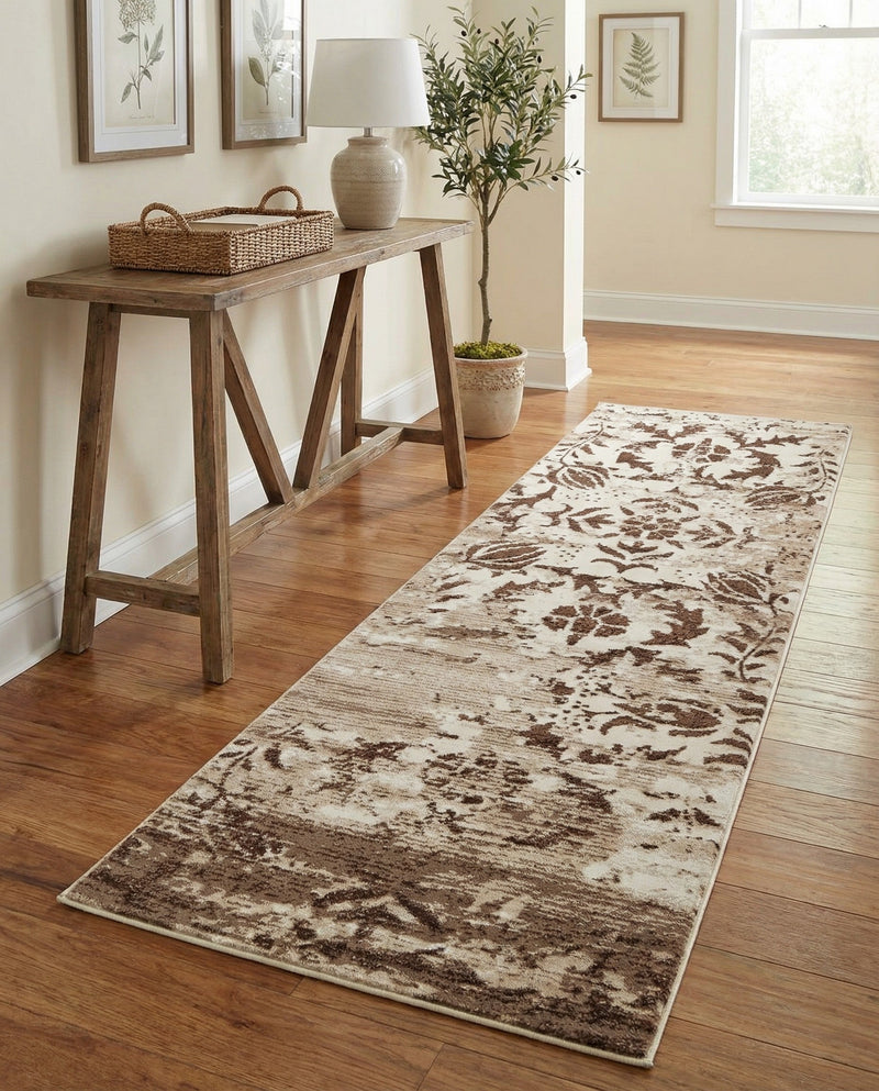 Andes Summit Collection Area Rug -  Huascarán Runner Chocolate Brown  lifestyle 35