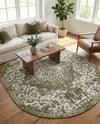Urban Oasis Rugs Collection Area Rug -  Penthouse (Green) Oval Green  lifestyle 23