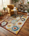 Aegean Elegance Washables Collection Area Rug -  Rhodes Rectangle Multi  lifestyle 12
