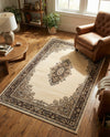 Tabriz Tapestry Collection Area Rug - Azerbaijan (Ivory) Rectangle Ivory  lifestyle 4