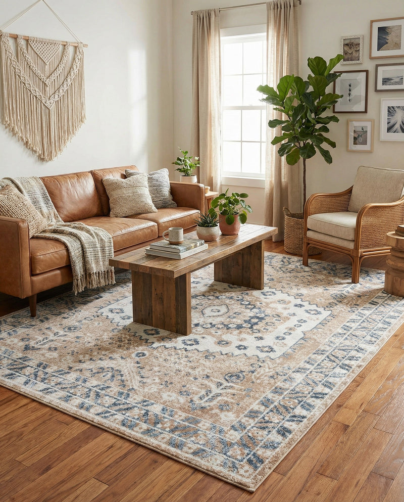 Cambridge Classics Collection Area Rug -  Pembroke (Beige) Rectangle Beige  lifestyle 12