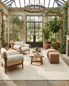 Woven Seaside Jute Collection Area Rug - Savannah (White) Rectangle White  lifestyle 23
